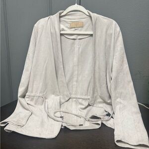 Blank NYC Gray Suede Jacket